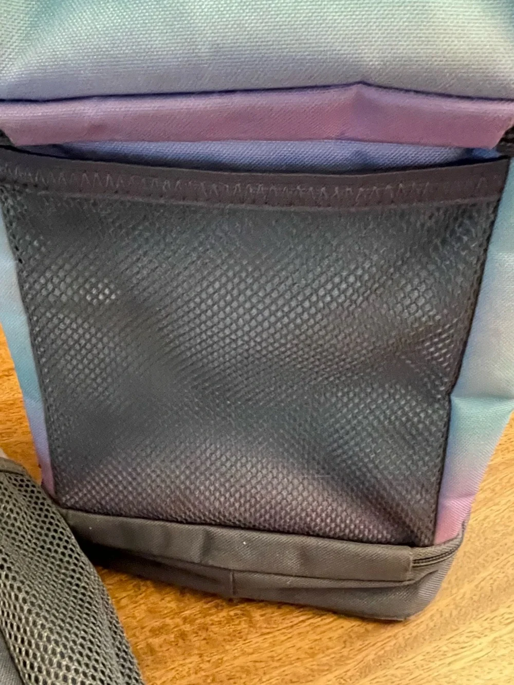 adidas Gray & Teal Ombre Backpack with Matching Lunch Bag